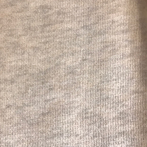 Talbots Sweatshirt Zipper Vest Small Cream Gray - Picture 4 of 10